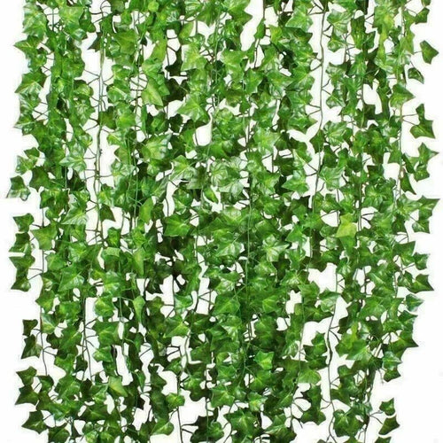 10x 2M Artificial Fake Ivy Hanging Plant Vine Leaf Greenery Garland Party Wedding Decor — alternate product view 2