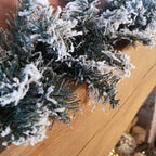 9ft (2.7m) Premier Christmas Snow Flocked Woodcote Fir Garland — alternate product view 3