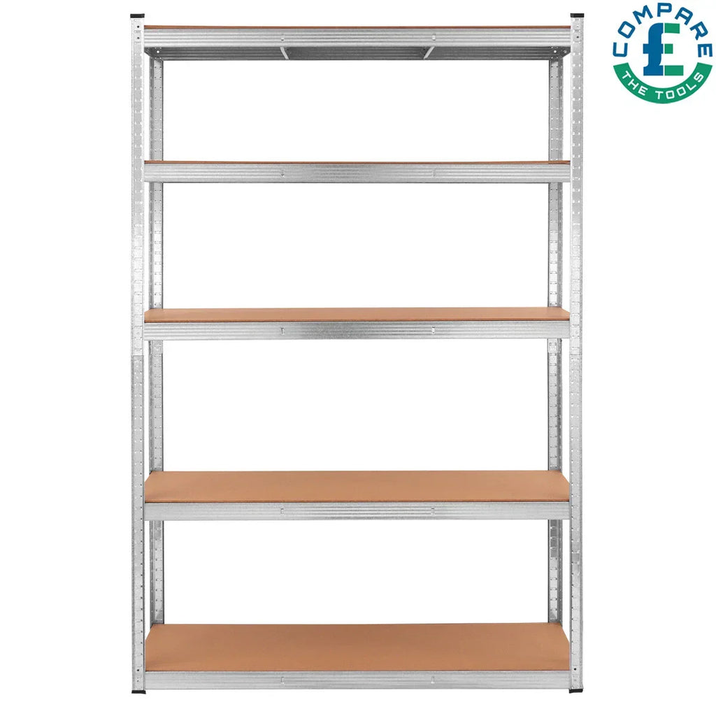 Boltless 5 Tier Racking Heavy Duty Garage Shelving Units 180x120x40 — alternate product view 3
