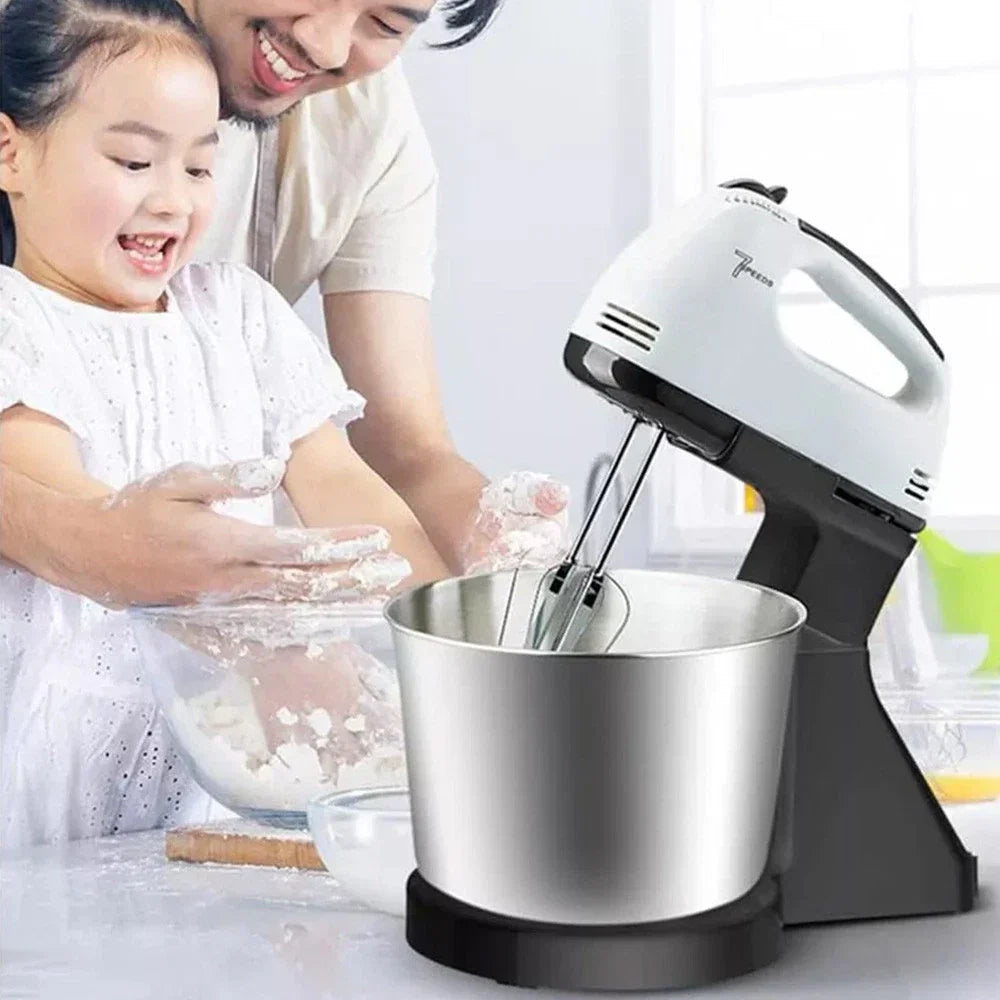 7 Speed + Cake Electric Stand Mixer Food Multi Mixing Bowl Blender Beater Dough — alternate product view 5