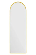 The Arcus New Extra Large Gold Framed Arched Mirror - 71" X 24" 180 x 60cm — alternate product view 3