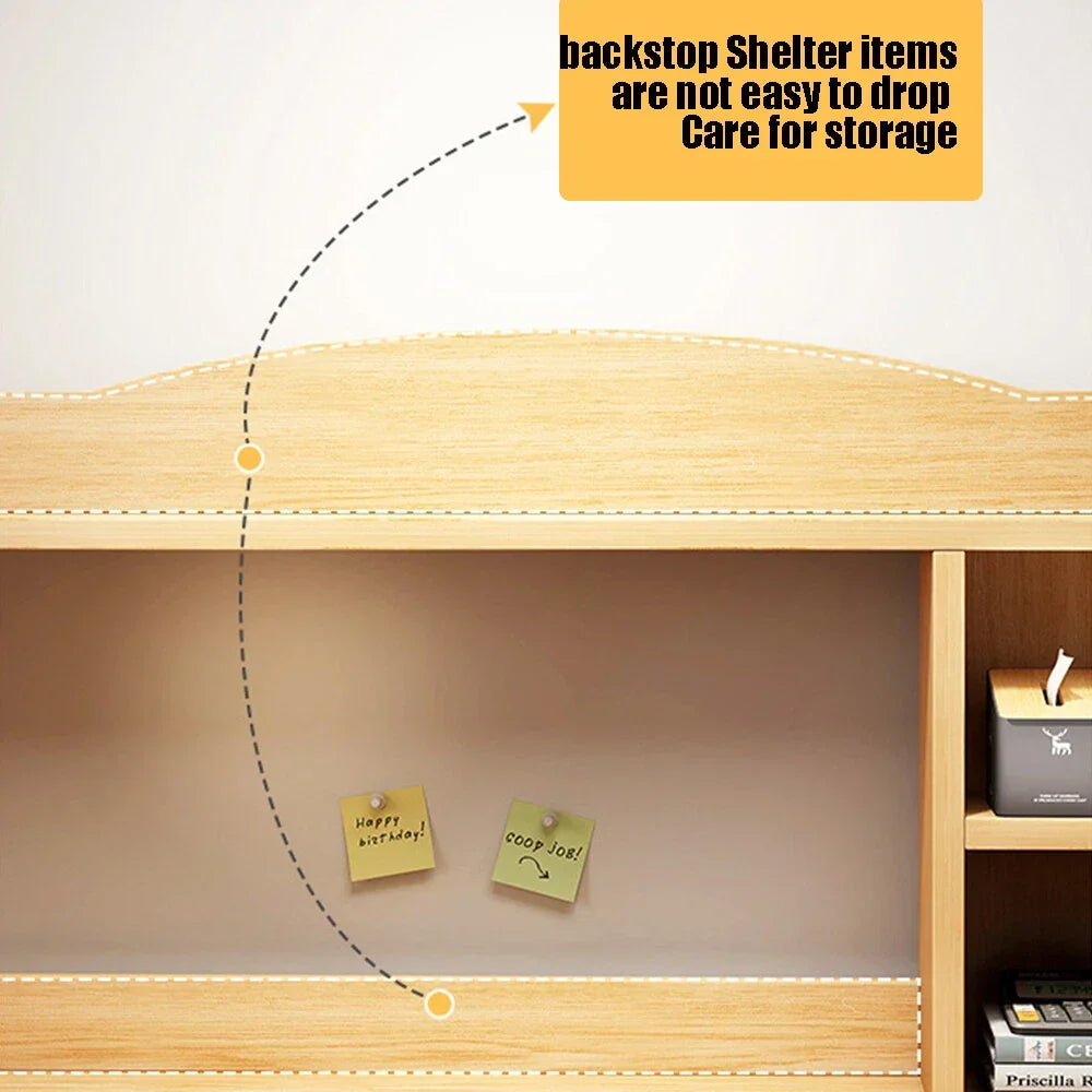 Computer Desk Study Table Writing Shelves Home Office Wooden Workstation Laptop — alternate product view 4