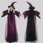 Halloween Life Size Talking Witch Animated Spooky Animatronic Witch Scary Decor — alternate product view 8