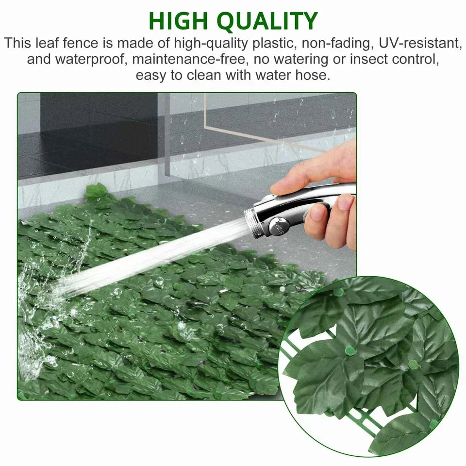 3M Artificial Garden Fence Hedge Ivy Leaf Wall Privacy Balcony Screening Trellis — alternate product view 6