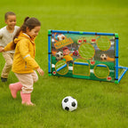 Kids 2in1 Portable Soccer Goal Post Up Football Target Board With Net, Ball Pump — alternate product view 9