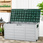 Large Plastic Garden Storage Box Outdoor Waterproof Deck Container — alternate product view 9