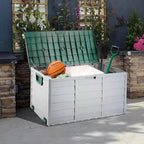 Large Plastic Garden Storage Box Outdoor Waterproof Deck Container — alternate product view 8