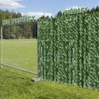 Artificial Hedge Fake Ivy Leaf Garden Fence Privacy Screening Roll Wall Panel 18x2m — alternate product view 7