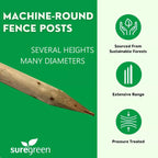 Round Fence Posts — 10 Packs — Multiple Sizes — alternate product view 8