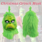 The Grinch Latex Mask Adults Costume Cosplay Christmas Fancy Dress Outfits — alternate product view 9