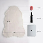 Large Faux Fur Sheepskin Rug Fluffy Mat Room Sofa Hairy Mat Shaggy Floor Carpet — alternate product view 10