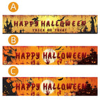 Happy Halloween Hanging Banner Flag Party Celebrate Foldable Home Outdoor Decor — alternate product view 11