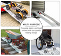 2X Foldable Loading Ramps 400KG 180Cm For Golf Buggy Lawnmower Quad Scooter — alternate product view 2