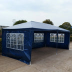 Gazebo Marquee Canopy Outdoor Patio Garden Wedding Party Tent — 4 side walls — alternate product view 2