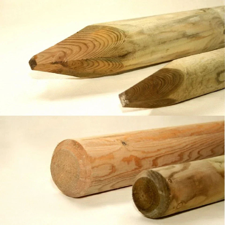 Round Fence Posts — 10 Packs — Multiple Sizes — alternate product view 5