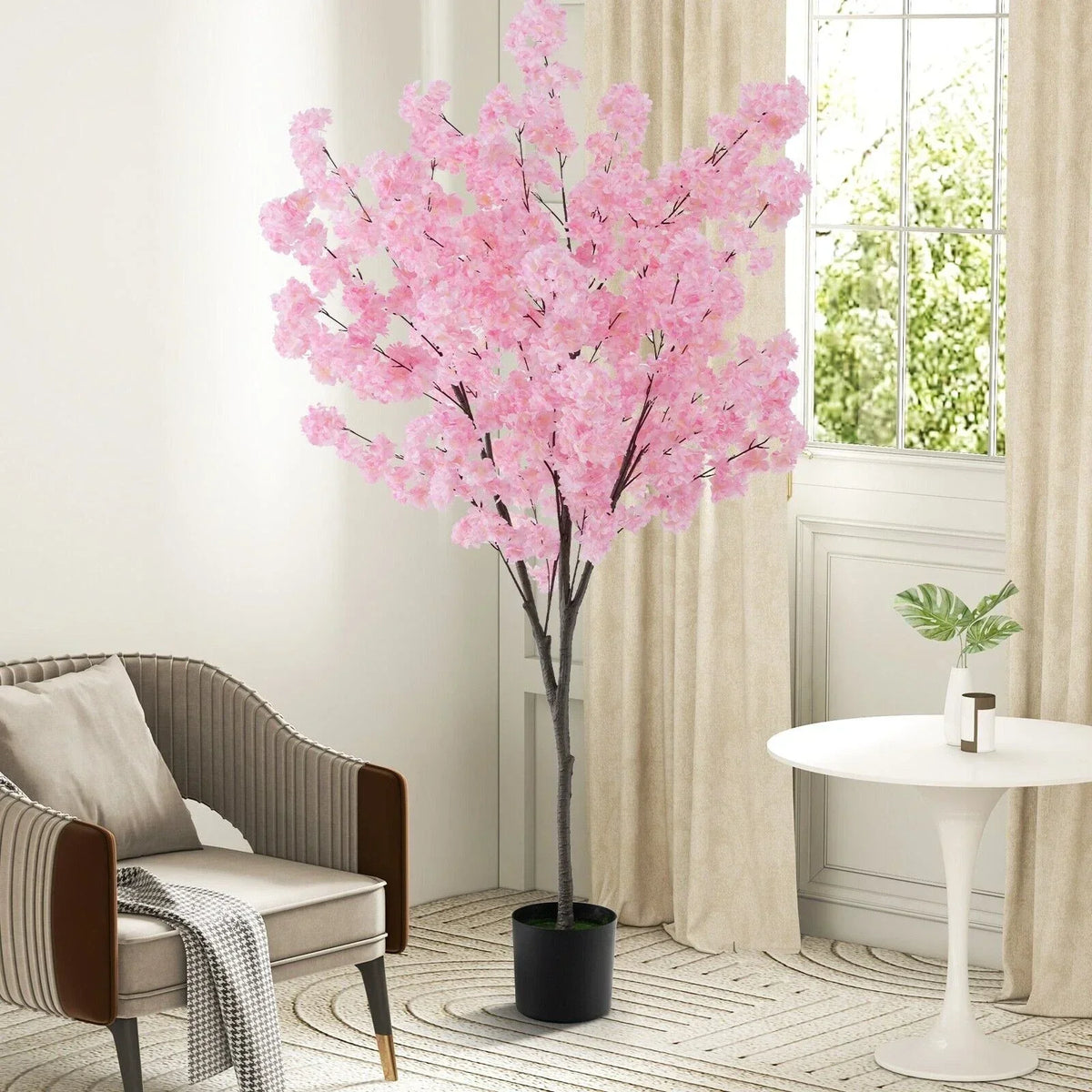 190cm Tall Artificial Cherry Blossom Tree Faux Floral Plant 1170 Flowers — alternate product view 10