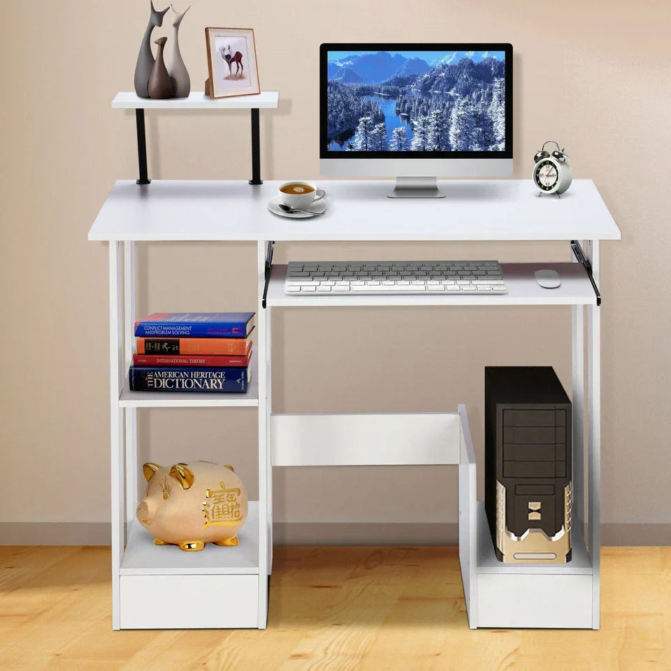 Computer Desk Laptop Pc Study Table Home Office Desk Furniture Shelf Workstation — alternate product view 2