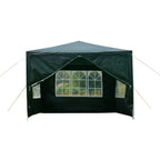 3x3m Waterproof Garden Outdoor PE Gazebo Marquee Canopy Party Tent — Green — product view