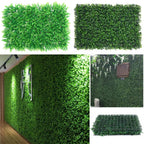 6X Artificial Plant Fence Greenery Wall Hedge Grass Mat Foliage Screen Panels UK — alternate product view 4