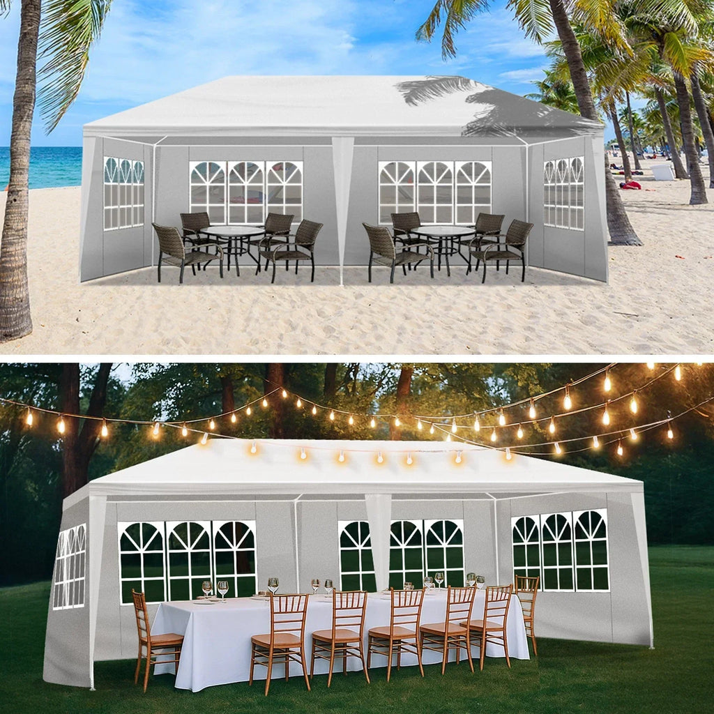 3x6M Gazebo Marquee Party Tent With Sides Waterproof Garden Patio Outdoor Canopy — alternate product view 5