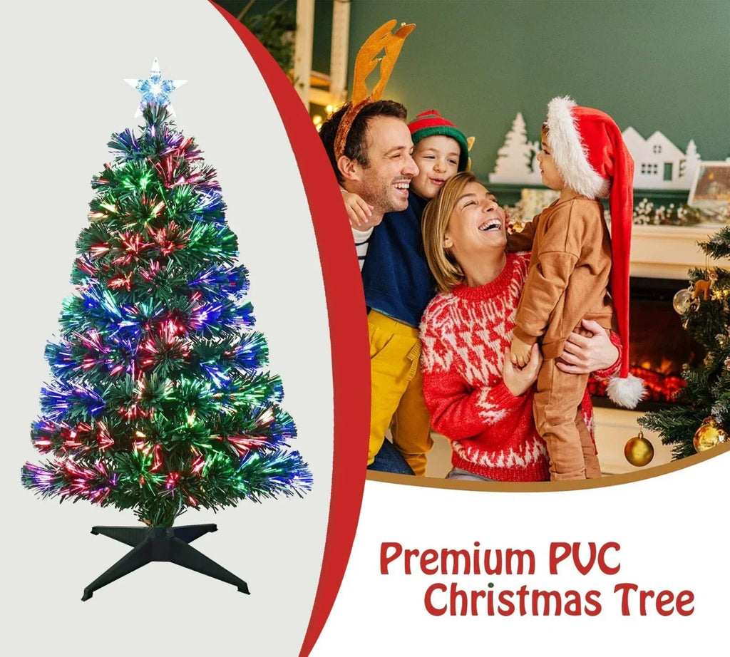 Christmas Tree Fibre Optic Artificial Colour Changing Xmas decor 4FT 5FT — alternate product view 6