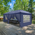 3x6M Pop Up Gazebo Outdoor Patio Party Event Heavy Duty Canopy w/ 6 WallSides UK — main product view