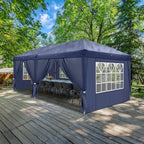 3x6M Pop Up Gazebo Outdoor Patio Party Event Heavy Duty Canopy w/ 6 WallSides UK — main product view