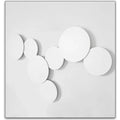 Modern White Metal Circle Round Led Wall Light 7W / 10W — 7W - 25cm — product view