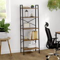 Ladder Shelf Bookcase Tier Display Storage Shelving Unit Stand Wall Rack — alternate product view 2