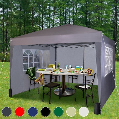 3x3m Pop up Heavy Duty Gazebo With Sides And Weight bags — alternate product view 9