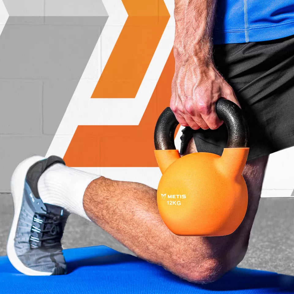 METIS Neoprene Kettlebells [4-20kg] — IRON TRAINING WEIGHTS – Gym/ Home Workouts — alternate product view 4