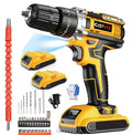 2 Battery 21V Cordless Drill Combi Driver High Power Electric Screwdriver Set UK — alternate product view 2
