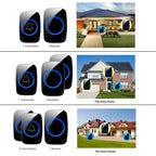 Wireless Doorbell Waterproof Range Door Bells Kit Cordless Plug-in Home Office — alternate product view 6