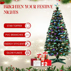 Christmas Tree Fibre Optic Artificial Colour Changing Xmas decor 4FT 5FT — alternate product view 8