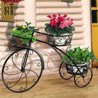 Bicycle Planter Metal Plant Stand Garden Bike Flower Pot Cart Holder Basket Deco — alternate product view 6