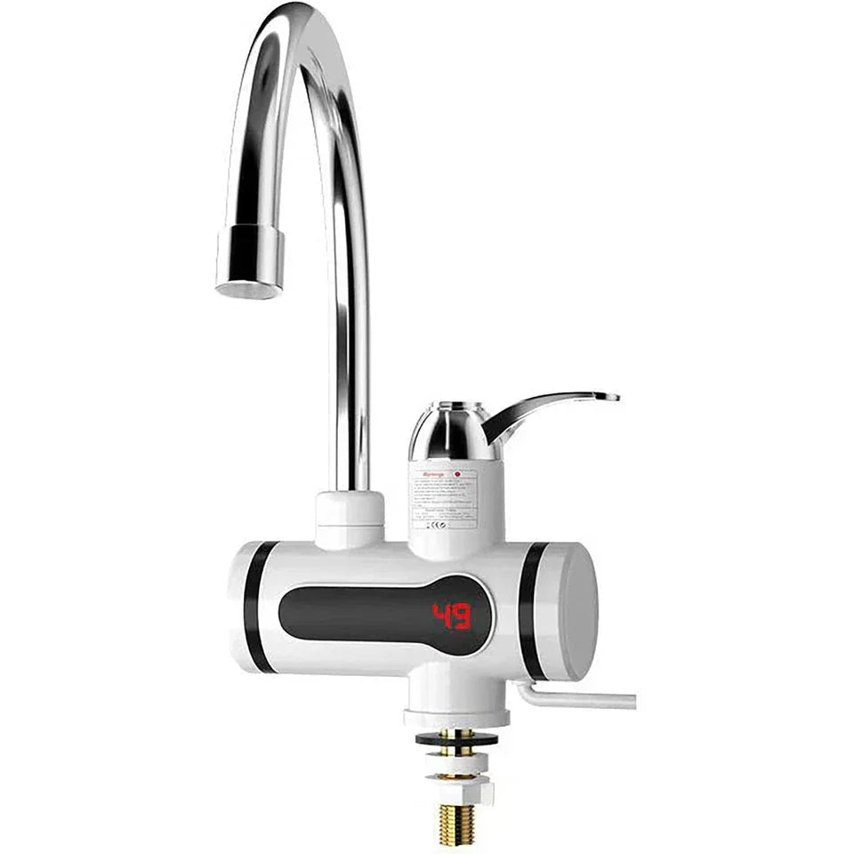 360° Kitchen Electric Heater Instant LED Faucet Home Hot Water Tap Fast Heat New — alternate product view 9