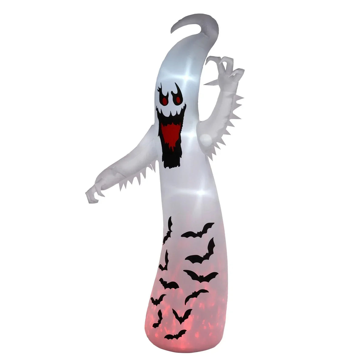 11.8FT Halloween Inflatable Spooky Ghost, Blow Up Outdoor Decoration for Garden — on a clean white background