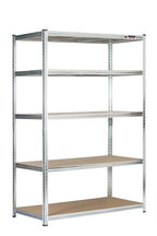 5 Tier Blue Metal Garage Shelving Unit 1000kg 180x120x60cm — alternate product view 8