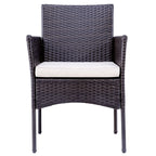 Outdoor Rattan Garden Furniture Sofa Set Patio Wicker Chairs Table 4Pieces — alternate product view 8