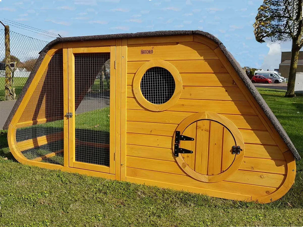 Large Chicken Coop Chicken House Hatched Noah's Ark Hen House Rabbit Hutch — alternate product view 2