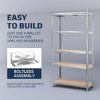 MasterSpec Garage Shelving Warehouse Shelf unit Storage Rack 1.8m — alternate product view 8