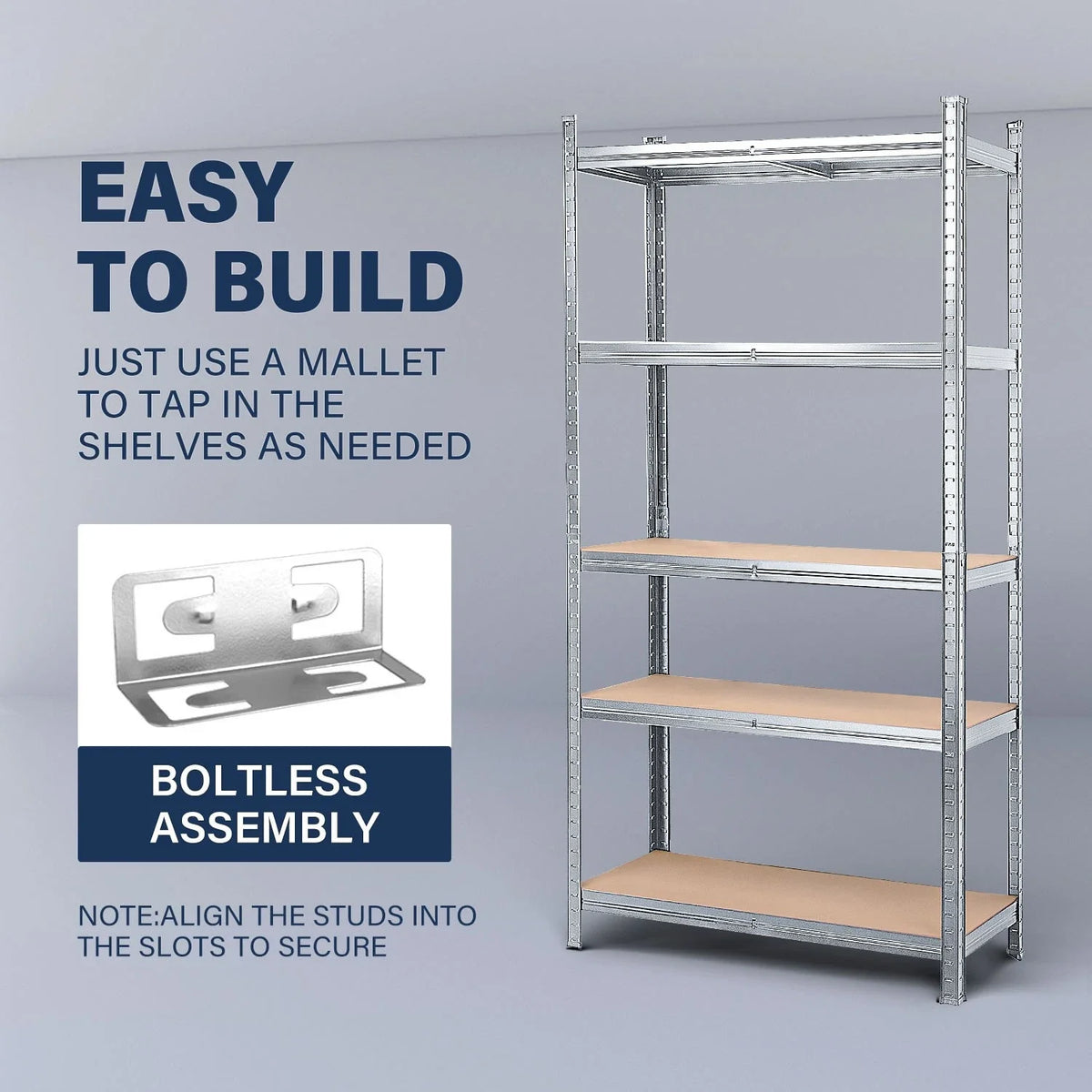 MasterSpec Garage Shelving Warehouse Shelf unit Storage Rack 1.8m — alternate product view 8