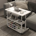 Adjustable Height Small PC Computer Desk Mobile Overbed Table Laptop Stand Shelf — alternate product view 2