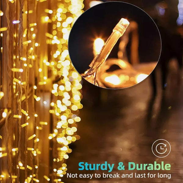 Fairy String Lights 10-50m Mains Plug In Christmas Tree Indoor & Outdoor Remote — alternate product view 4