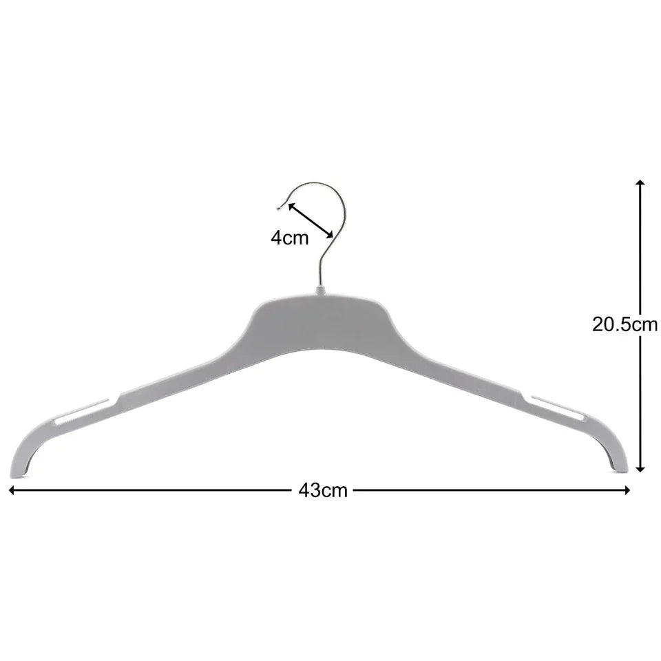 Strong Plastic Coat Clothes Hangers for Tops, Shirts, Dresses — alternate product view 9