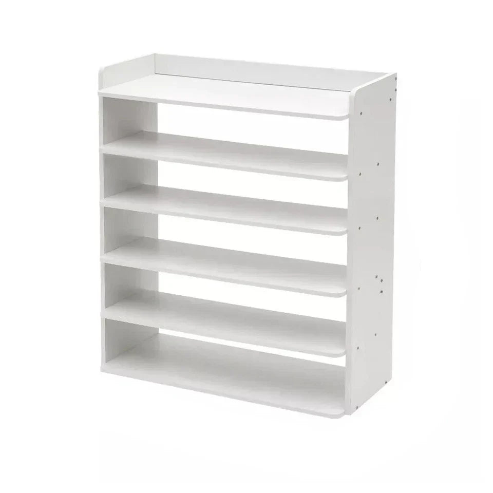 Shoes Storage Rack Shelf Self Organiser Shelves Unit Standing Footwear Cabinet — on a clean white background