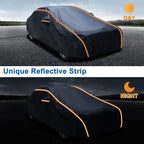 Waterproof 6 Layer Car Cover Heavy Duty Cotton Lined UV Protection — alternate product view 4