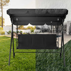 Garden Hammock Swing Chair 3 Seater Bench Canopy Patio Cushion Outdoor Strattore — alternate product view 6