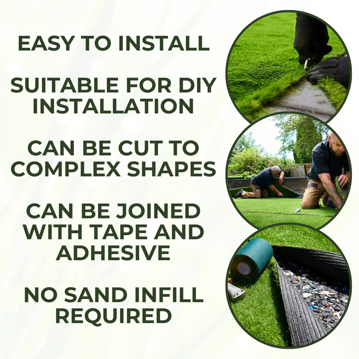 30mm Realistic Artificial Grass Natural Look Lawn Turf — alternate product view 13