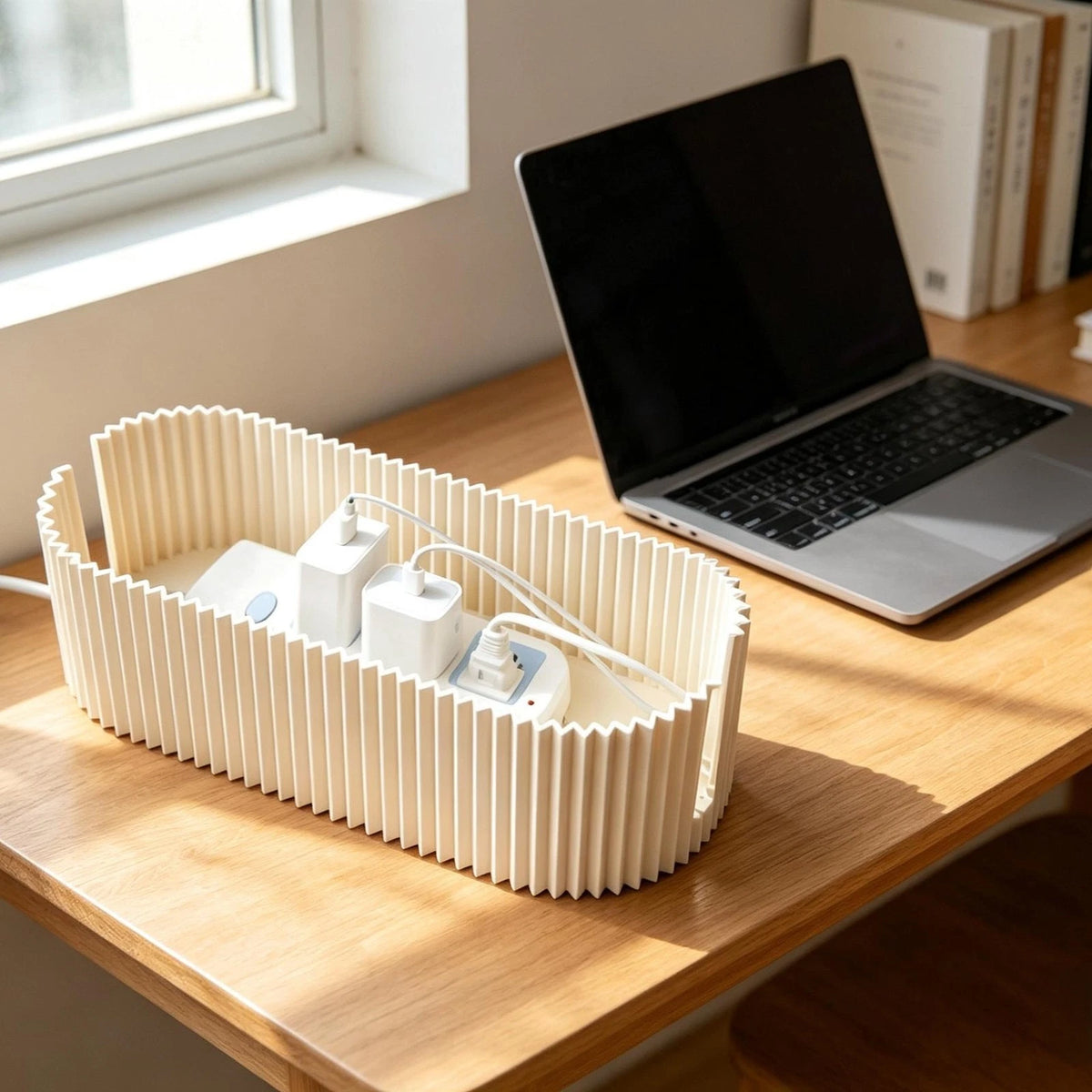 Cable Tidy Storage Box with Lid — alternate product view 12